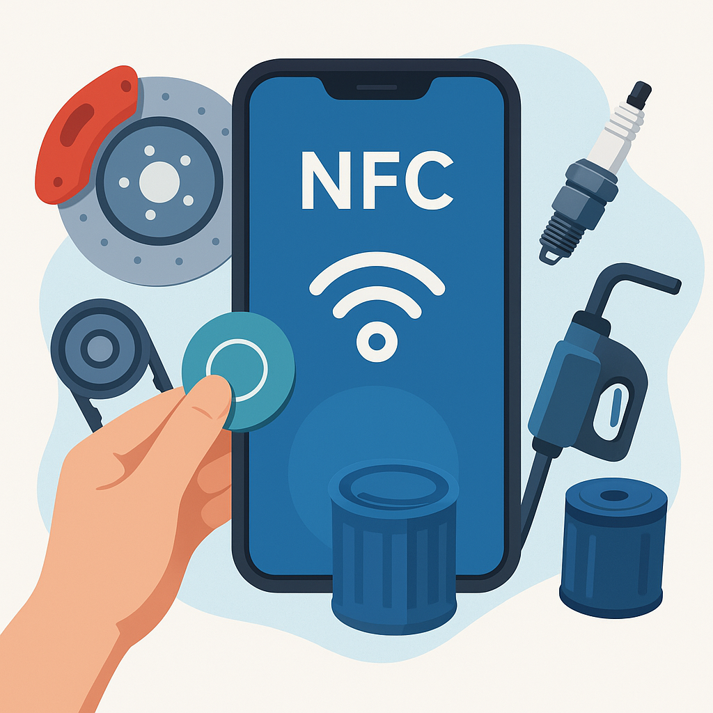 نقش NFC در احراز اصالت قطعات خودرو